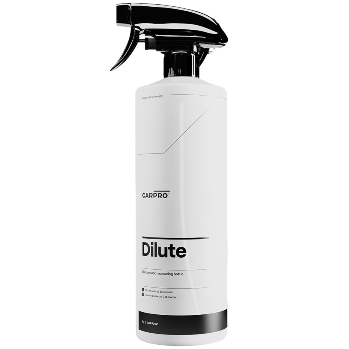 Mischflasche CarPro Dilute Leerflasche + Sprayer & aufgedruckter Mischskala - Bild 5 von 5